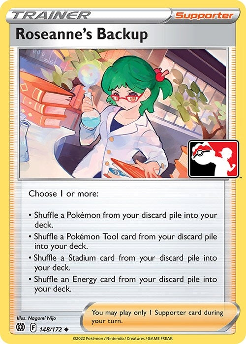 Image for Roseanne's Backup (148/172) (Prize Pack Series Cards) - Pokemon