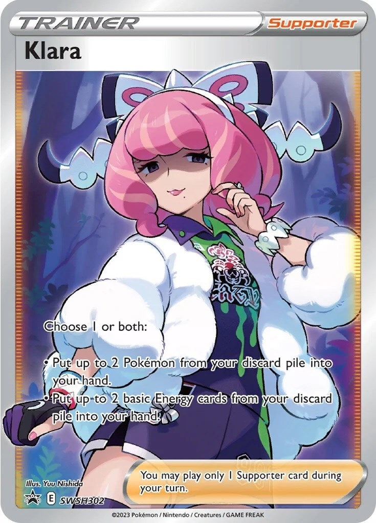 Image for Klara (Full Art) (SWSH302) (SWSH: Sword & Shield Promo Cards) - Pokemon