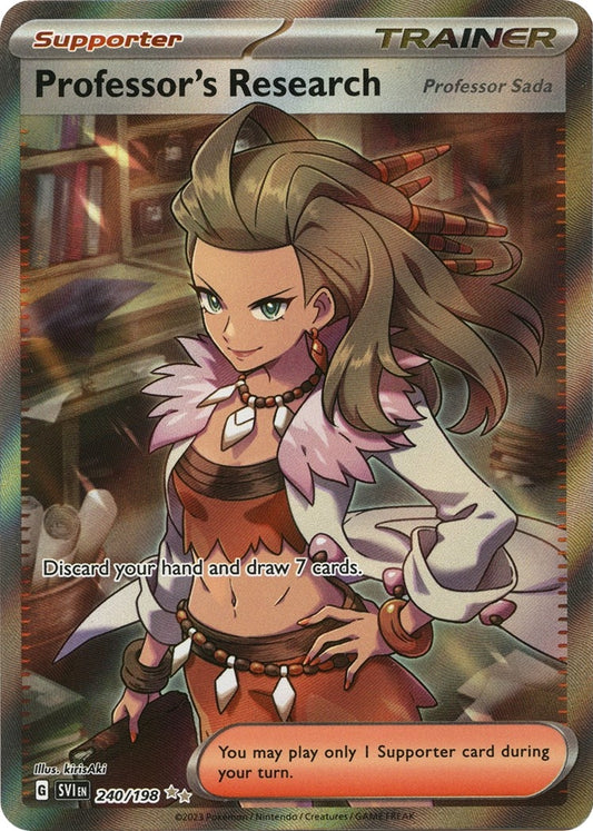 Image for Professor's Research (240/198) (SV01: Scarlet & Violet Base Set) - Pokemon