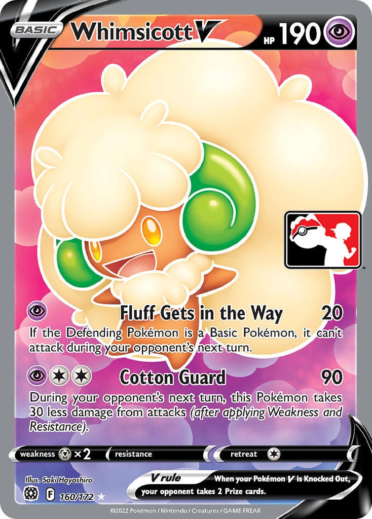 Image for Whimsicott V (160/172) (Prize Pack Series Cards) - Pokemon