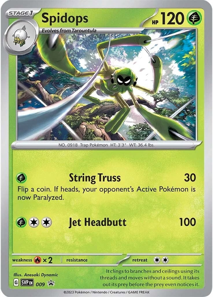 Image for Spidops - 009 (009) (SV: Scarlet & Violet Promo Cards) - Pokemon