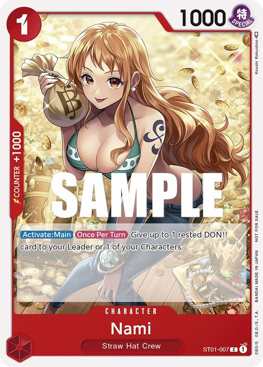 Image for Nami (Tournament Pack Vol. 3) [Participant] (ST01-007) (One Piece Promotion Cards) - One Piece Card Game