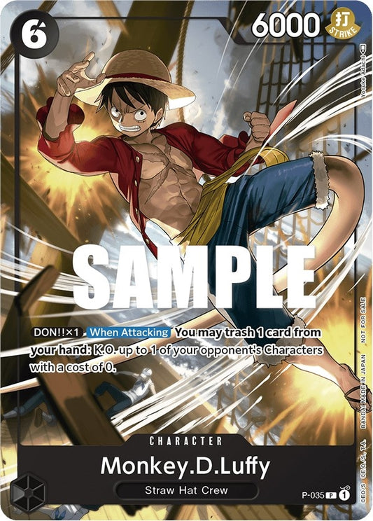 Image for Monkey.D.Luffy (Pirates Party Vol. 3) (P-035) (One Piece Promotion Cards) - One Piece Card Game