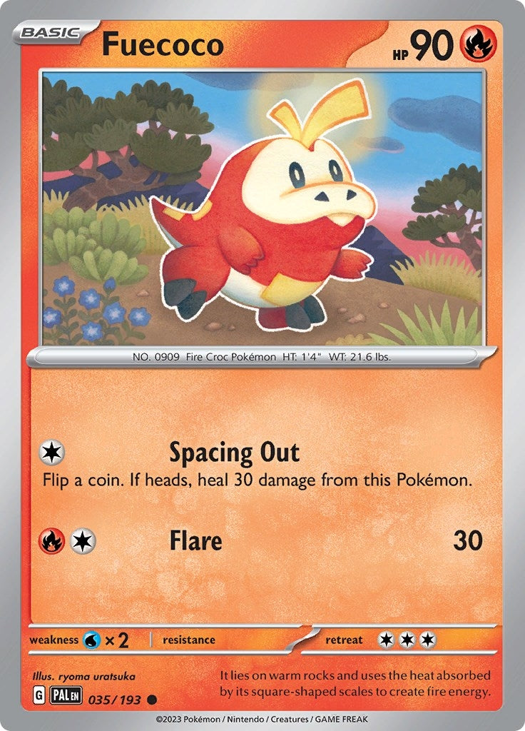 Image for Fuecoco (035/193) (SV02: Paldea Evolved) - Pokemon