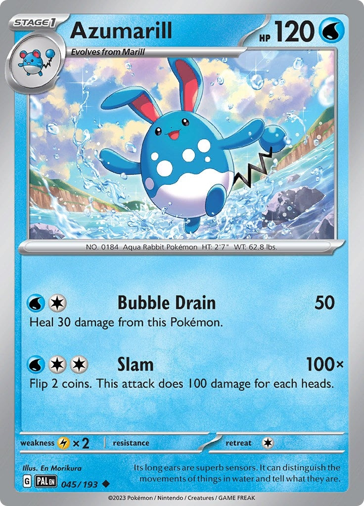 Image for Azumarill (045/193) (SV02: Paldea Evolved) - Pokemon