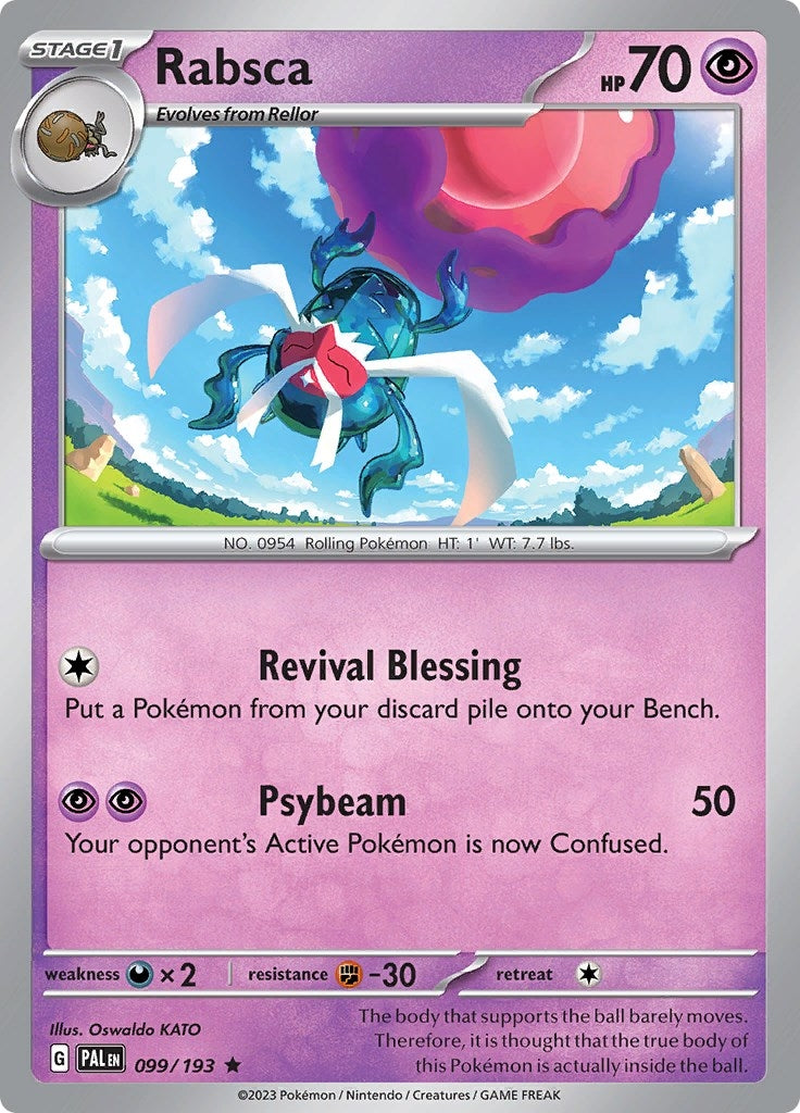 Image for Rabsca (099/193) (SV02: Paldea Evolved) - Pokemon