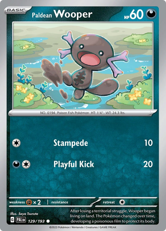 Image for Paldean Wooper (129/193) (SV02: Paldea Evolved) - Pokemon