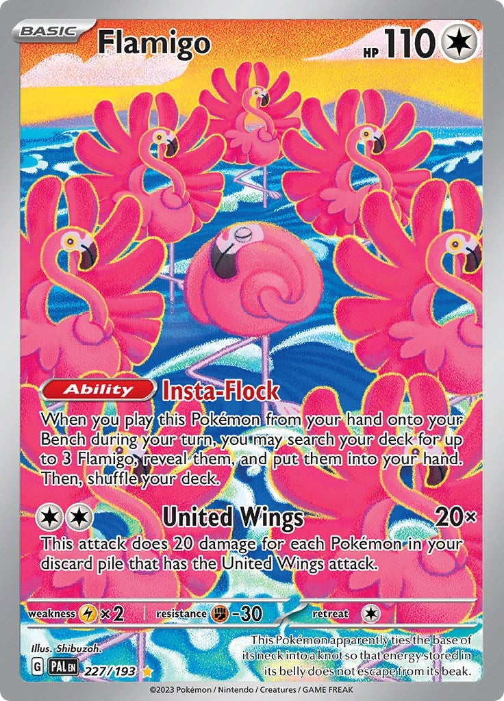 Image for Flamigo (227/193) (SV02: Paldea Evolved) - Pokemon