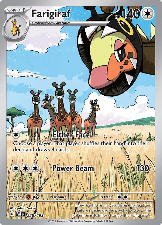 Image for Farigiraf (228/193) (SV02: Paldea Evolved) - Pokemon
