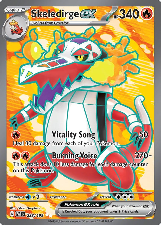 Image for Skeledirge ex (233/193) (SV02: Paldea Evolved) - Pokemon