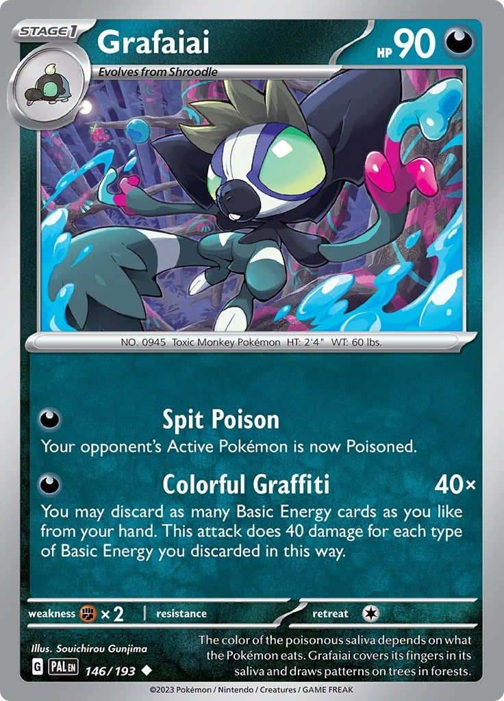 Image for Grafaiai (146/193) (SV02: Paldea Evolved) - Pokemon