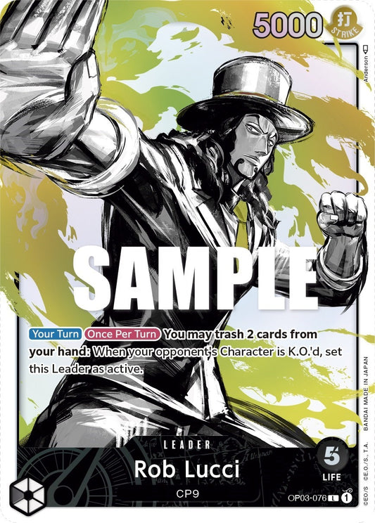 Image for Rob Lucci (076) (Alternate Art) (OP03-076) (Pillars of Strength) - One Piece Card Game