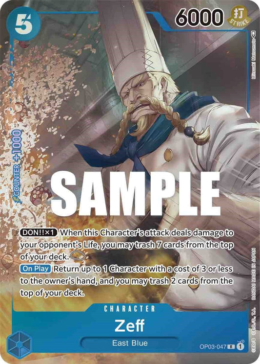 Image for Zeff (Alternate Art) (OP03-047) (Pillars of Strength) - One Piece Card Game