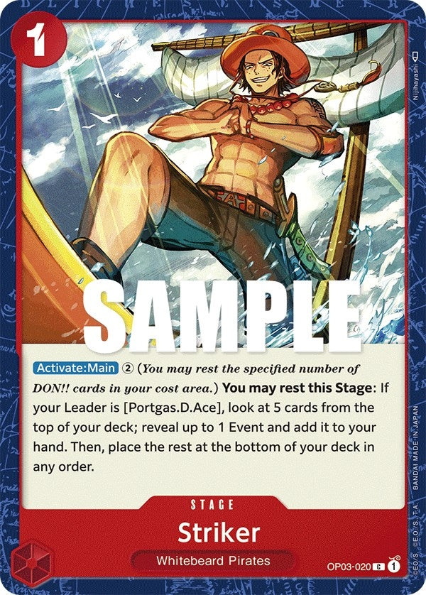 Image for Striker (OP03-020) (Pillars of Strength) - One Piece Card Game