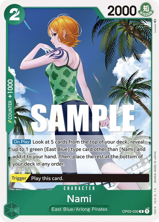 Image for Nami (030) (OP03-030) (Pillars of Strength) - One Piece Card Game