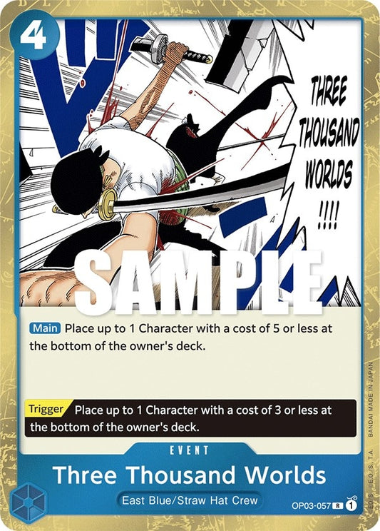 Image for Three Thousand Worlds (OP03-057) (Pillars of Strength) - One Piece Card Game