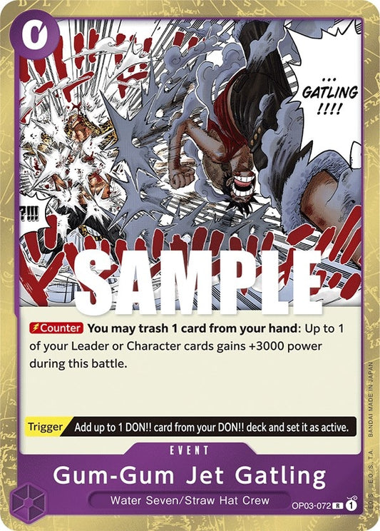Image for Gum-Gum Jet Gatling (OP03-072) (Pillars of Strength) - One Piece Card Game