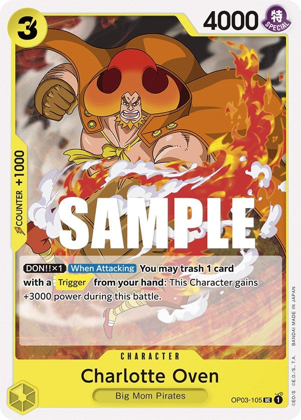 Image for Charlotte Oven (OP03-105) (Pillars of Strength) - One Piece Card Game