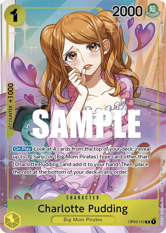 Image for Charlotte Pudding (Alternate Art) (OP03-112) (Pillars of Strength) - One Piece Card Game