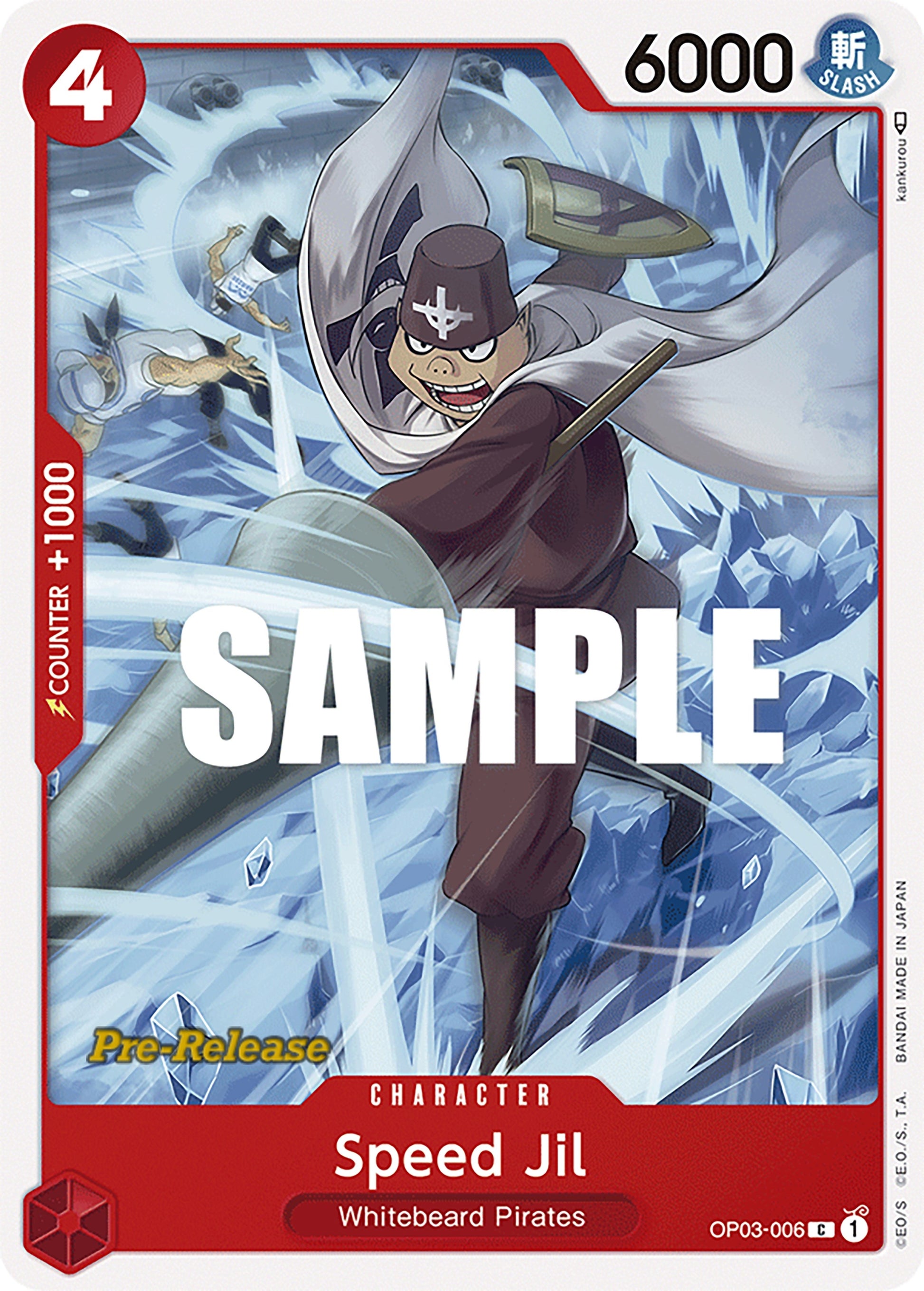 Image for Speed Jil (OP03-006) (Pillars of Strength Pre-Release Cards) - One Piece Card Game