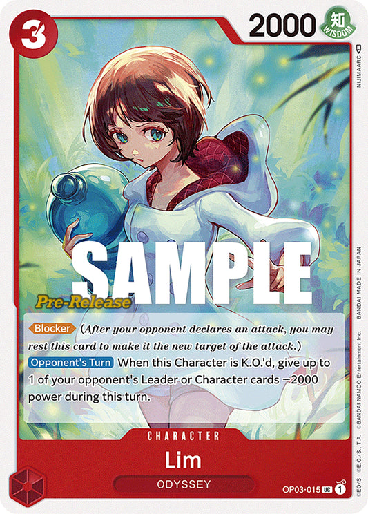 Image for Lim (OP03-015) (Pillars of Strength Pre-Release Cards) - One Piece Card Game