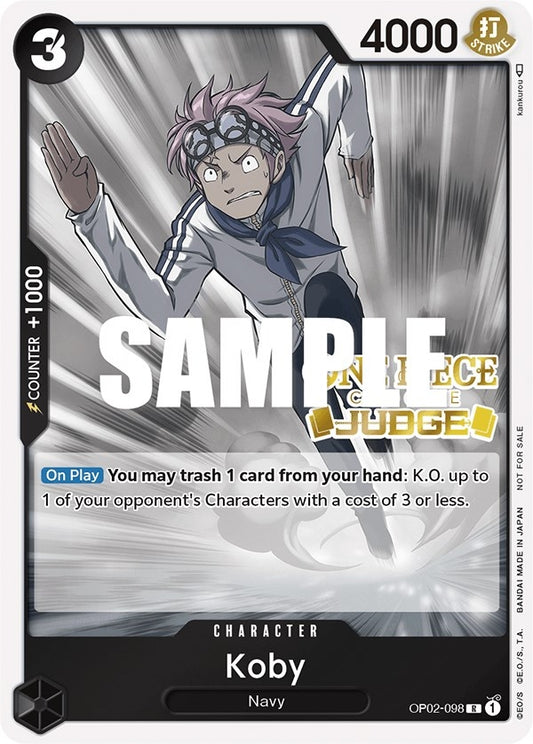Image for Koby (Judge) (OP02-098) (One Piece Promotion Cards) - One Piece Card Game