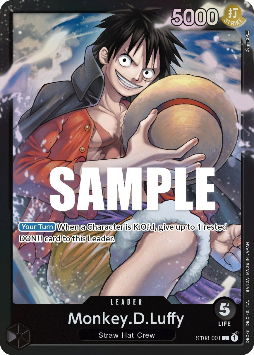 Image for Monkey.D.Luffy (001) (ST08-001) (Starter Deck 8: Monkey.D.Luffy) - One Piece Card Game