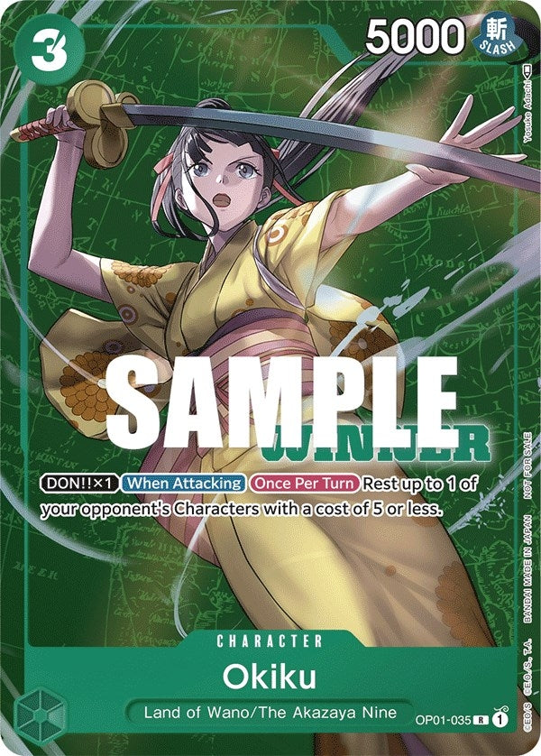 Image for Okiku (Winner Pack Vol. 4) (OP01-035) (One Piece Promotion Cards) - One Piece Card Game