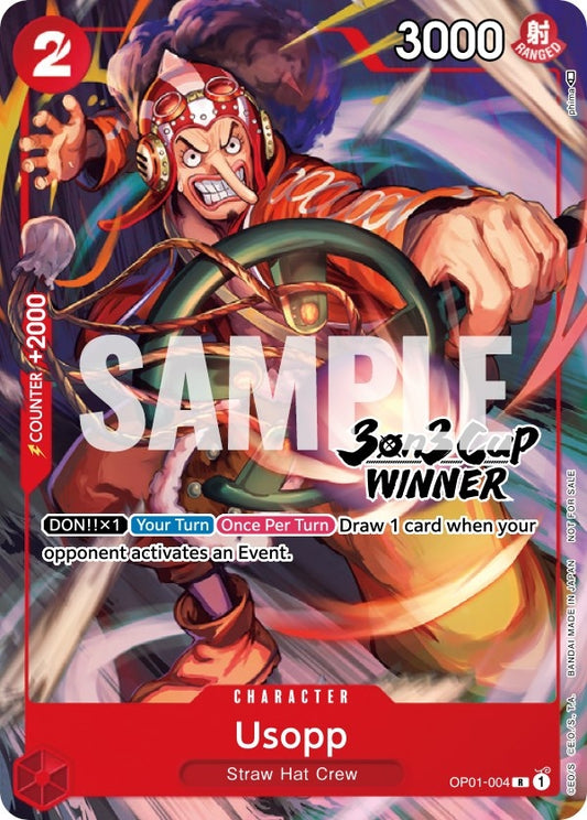 Image for Usopp (3-on-3 Cup) [Winner] (OP01-004) (One Piece Promotion Cards) - One Piece Card Game