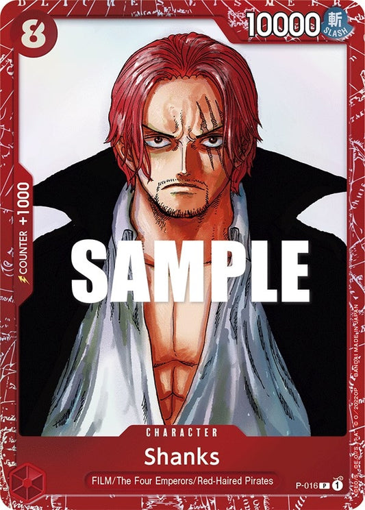 Image for Shanks (Premium Card Collection -ONE PIECE FILM RED Edition-) (P-016) (One Piece Promotion Cards) - One Piece Card Game
