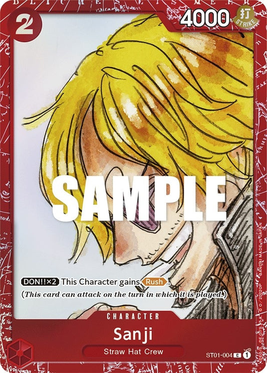 Image for Sanji (Premium Card Collection -ONE PIECE FILM RED Edition-) (ST01-004) (One Piece Promotion Cards) - One Piece Card Game
