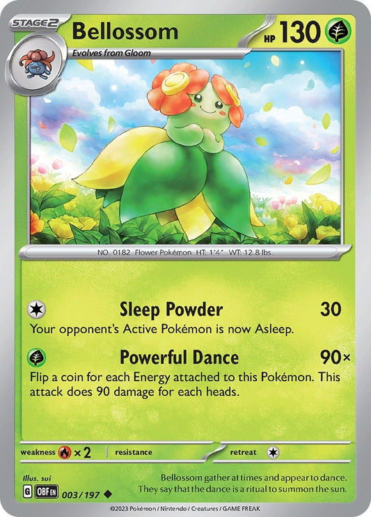 Image for Bellossom (003/197) (SV03: Obsidian Flames) - Pokemon