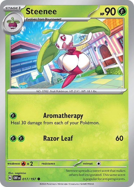Image for Steenee (017/197) (SV03: Obsidian Flames) - Pokemon