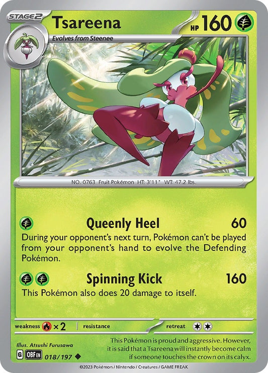 Image for Tsareena (018/197) (SV03: Obsidian Flames) - Pokemon