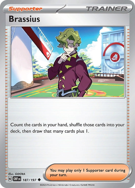 Image for Brassius (187/197) (SV03: Obsidian Flames) - Pokemon