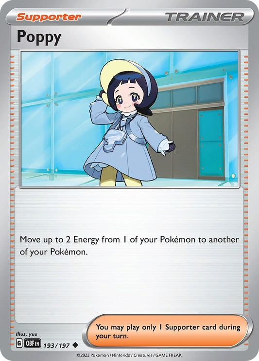 Image for Poppy (193/197) (SV03: Obsidian Flames) - Pokemon