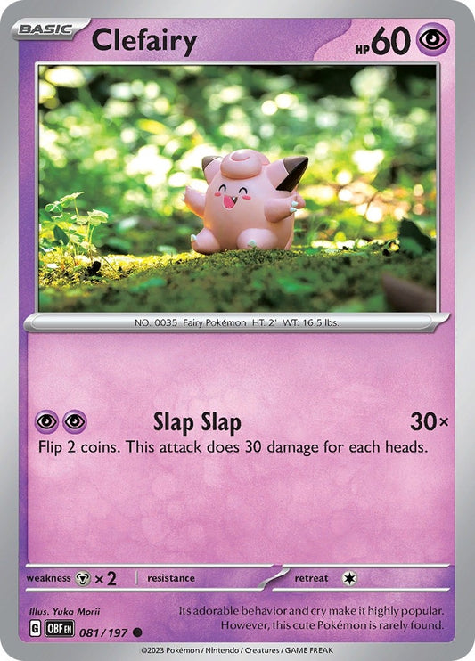 Image for Clefairy (081/197) (SV03: Obsidian Flames) - Pokemon