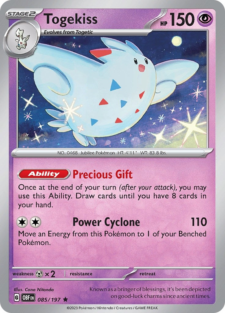 Image for Togekiss (085/197) (SV03: Obsidian Flames) - Pokemon