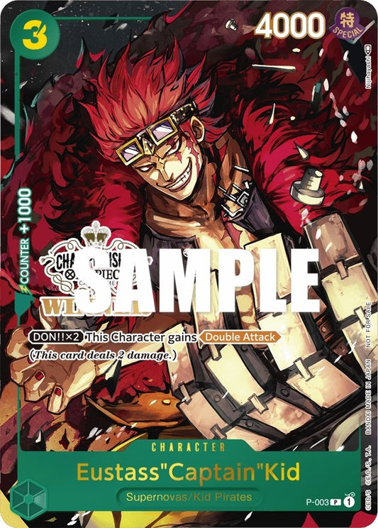 Image for Eustass"Captain"Kid (Store Championship Vol. 2 Winner) (P-003) (One Piece Promotion Cards) - One Piece Card Game