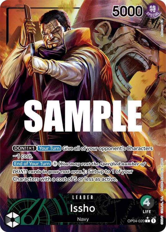 Image for Issho (Alternate Art) (OP04-020) (Kingdoms of Intrigue) - One Piece Card Game