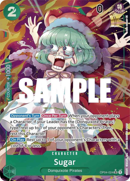 Image for Sugar (Alternate Art) (OP04-024) (Kingdoms of Intrigue) - One Piece Card Game