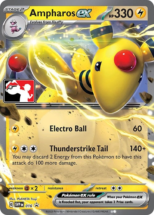 Image for Ampharos ex (016) (Prize Pack Series Cards) - Pokemon