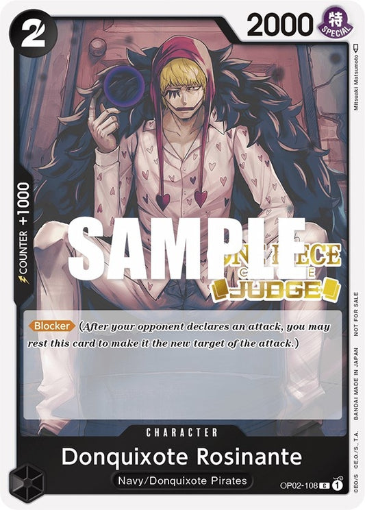 Image for Donquixote Rosinante (Judge Pack Vol. 2) (OP02-108) (One Piece Promotion Cards) - One Piece Card Game