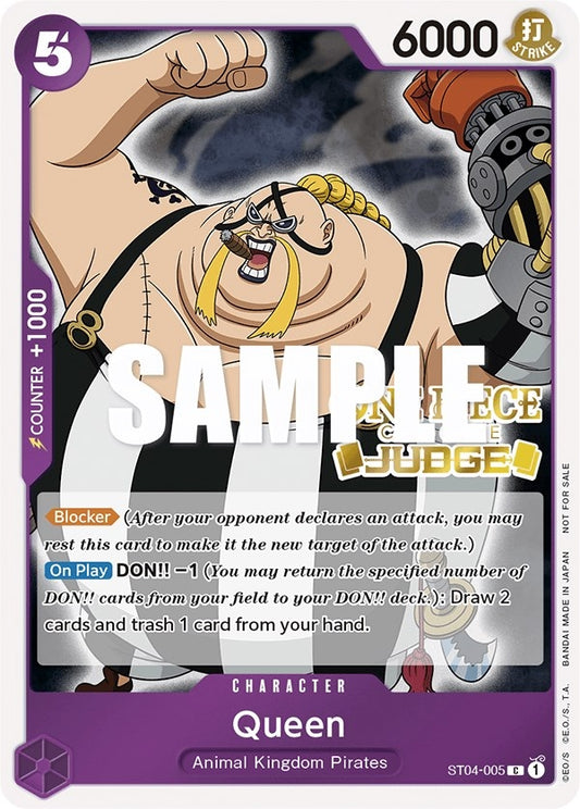 Image for Queen (Judge Pack Vol. 2) (ST04-005) (One Piece Promotion Cards) - One Piece Card Game
