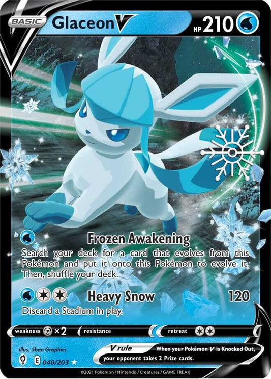 Image for Glaceon V - 040/203 (Holiday Calendar) (040/203) (Miscellaneous Cards & Products) - Pokemon