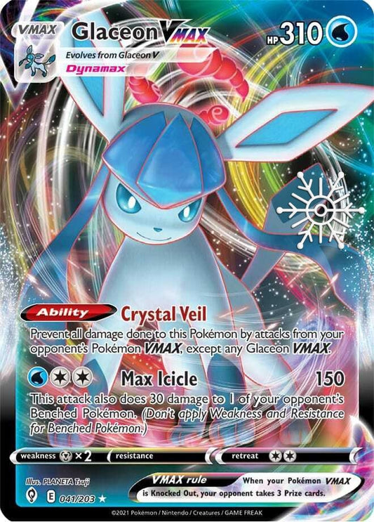 Image for Glaceon VMAX - 041/203 (Holiday Calendar) (041/203) (Miscellaneous Cards & Products) - Pokemon