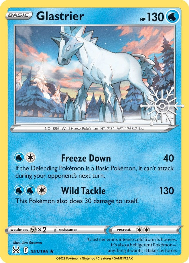 Image for Glastrier - 051/196 (Holiday Calendar) (051/196) (Miscellaneous Cards & Products) - Pokemon