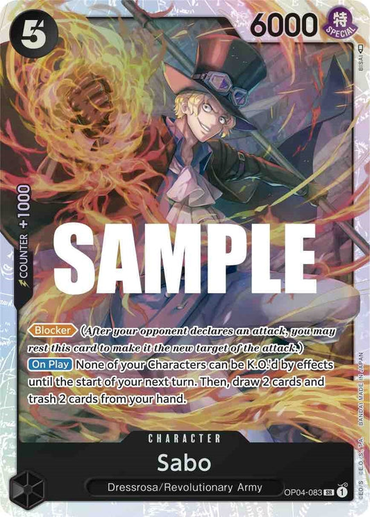 Image for Sabo (OP04-083) (Kingdoms of Intrigue) - One Piece Card Game