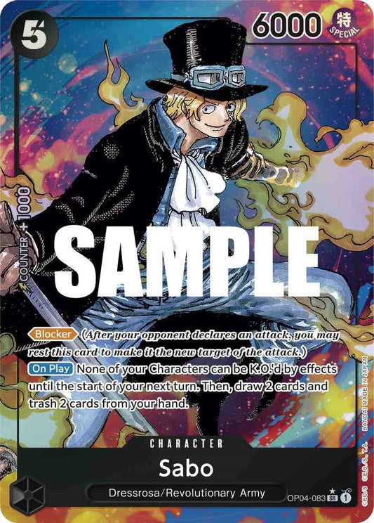 Image for Sabo (Alternate Art) (OP04-083) (Kingdoms of Intrigue) - One Piece Card Game