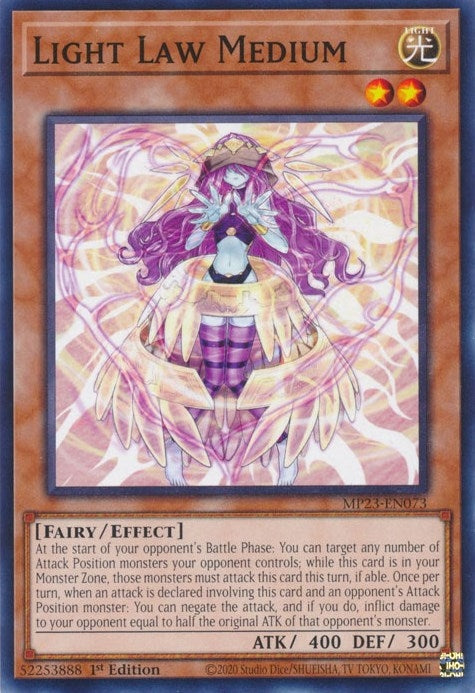 Image for Light Law Medium (MP23-EN073) (25th Anniversary Tin: Dueling Heroes Mega Pack) (MP23) - YuGiOh
